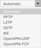 PureVPN protocols